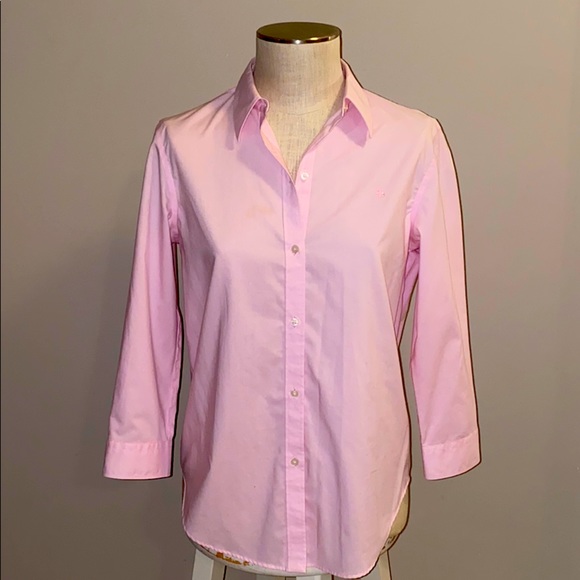 Ralph Lauren Pink Button Down Blouse - Picture 1 of 5